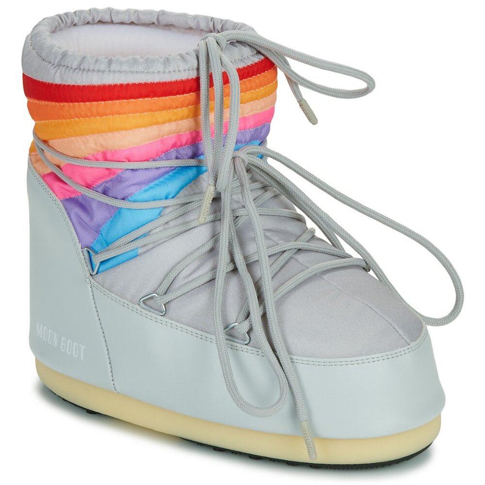 NWT Moon Boot Icon Low Rainbow Boots - Size EU 36/38 - Picture 2 of 10